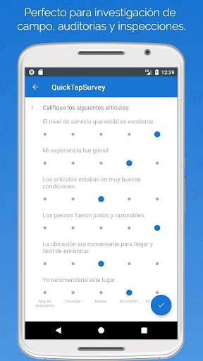 QuickTapSurvey screenshot 2