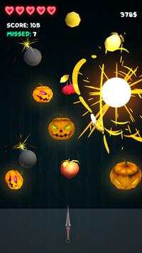 Fruit Cutter game - Splash Master Ninja 3D screenshot 1