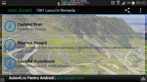 1001 Locuri în România screenshot 9