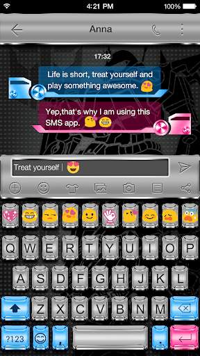 Emoji Keyboard - Auto Robot screenshot 1