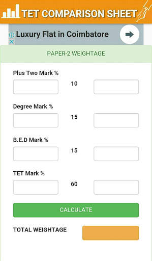 TET Comparison Sheet скриншот 6