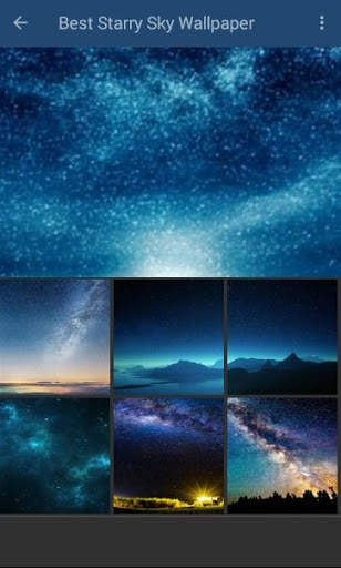 Starry Sky Wallpaper screenshot 2