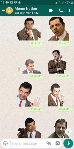 Awkward Funny Meme Sticker WAStickerApps screenshot 4