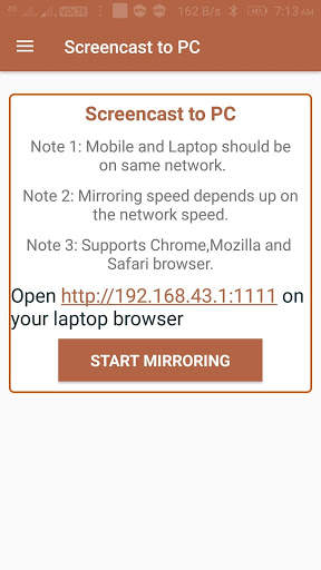 Screen Cast (Mobile to TV/PC mirroring) 3 تصوير الشاشة