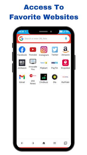 5G Browser screenshot 1