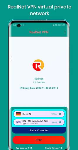REALNET VPN screenshot 1