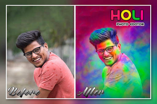 Holi Photo Editor - Holi Photo Frame screenshot 1