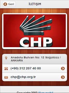 Chp Mobil Uygulama screenshot 7