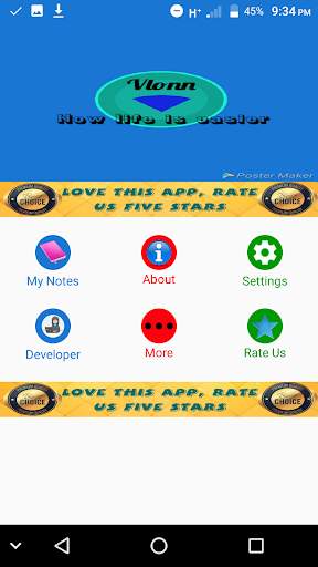 My NotePad screenshot 1