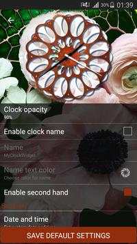 Flower Clock Widget скриншот 6