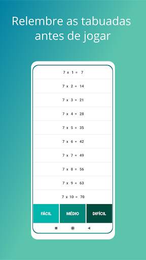 Tabuada Divertida - Aprenda Matemática screenshot 6