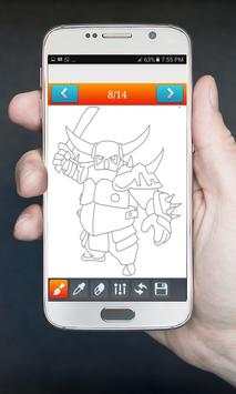 How to Draw and Colour Clash Of Clans screenshot 5