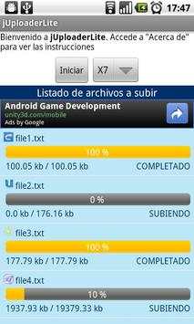 jUploader Lite screenshot 2