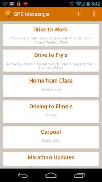 GPS Messenger screenshot 1