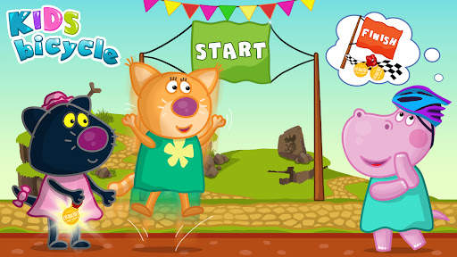 Hippo Bicycle: Kids Racing screenshot 4