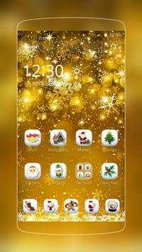 Gold Christmas Heart Theme screenshot 1