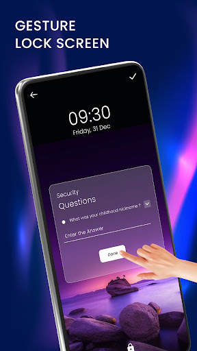 Gesture Lock screen 3 تصوير الشاشة