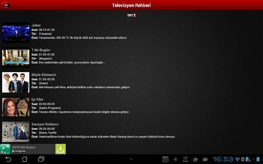 Mobil Canlı Tv screenshot 12