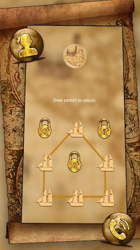 Ancient Map Launcher Theme screenshot 5