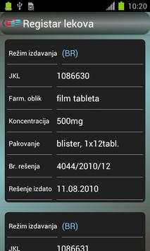 Registar lekova screenshot 5