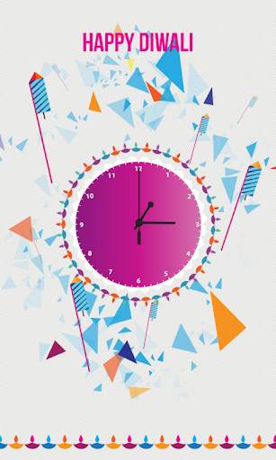 Diwali Clock Live Wallpaper screenshot 6