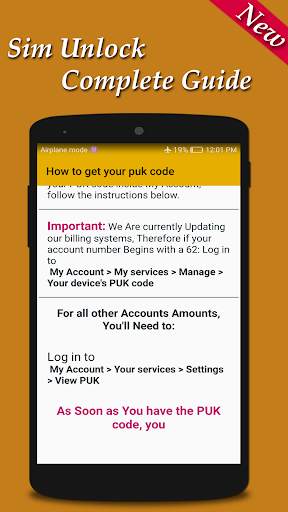 Sim Unlock Complete Guide screenshot 3