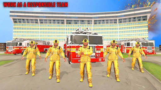 Firefighter Truck Driving Game screenshot 3