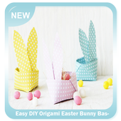 Easy DIY Origami Easter Bunny Baskets icon