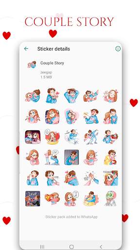 WASticker - Love Stickers App screenshot 5