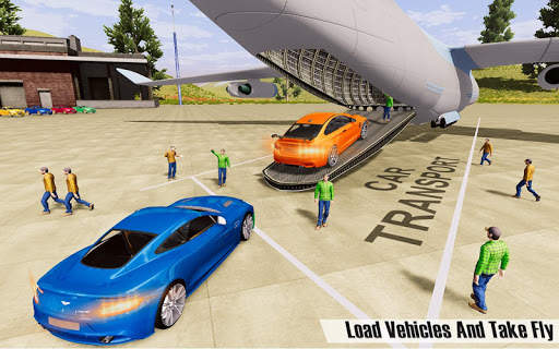 Offroad Airplane Pilot Cargo Truck:Car Transporter screenshot 11