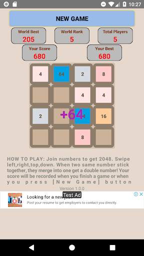 Game 2048 King screenshot 3