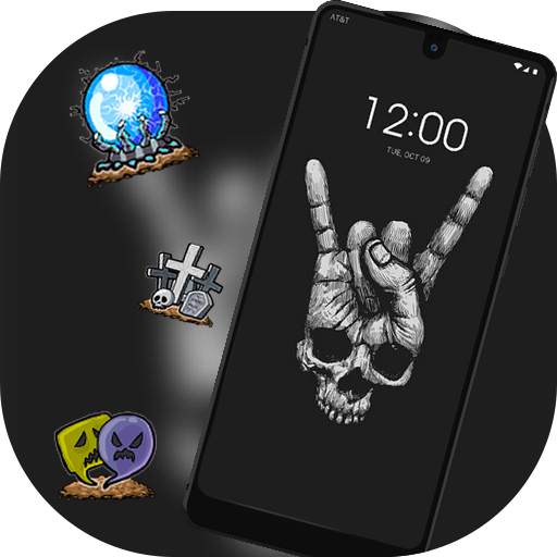 Abstract theme Rock Skull Graffiti 2.0.1