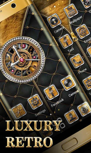 Luxury Retro GO Launcher Theme screenshot 1