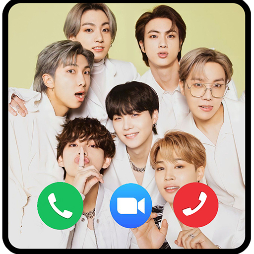 BTS - Fake video call &amp; chat icon