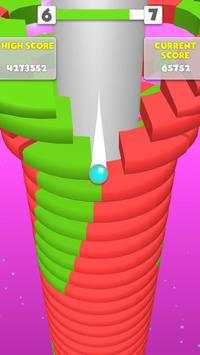 Tak berujung Helix Langsung Stack Bola 3D Ball Gam screenshot 5