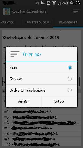Recette Calendriers Lite screenshot 5