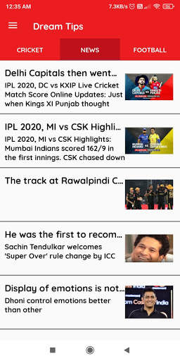 Dream Team 11 Tips - My Team 11 Cricket & Football screenshot 4