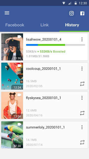Video downloader for Facebook 2021 screenshot 4