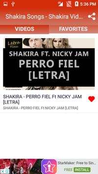 Shakira Songs - Shakira Video Song screenshot 5