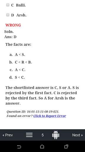 Mental Ability Quiz - Ranking screenshot 4