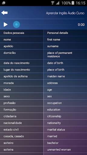 Portuguese-English Free Langua screenshot 5