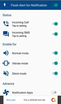 Flash Alert For Notification apps 2019 screenshot 1