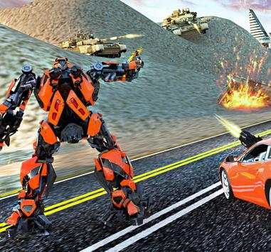 Car Robot Transformer vs War Robot simulator 2019 screenshot 8