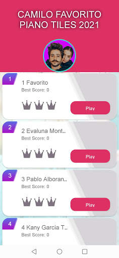 Camilo Favorito Piano Tiles 2021 screenshot 2