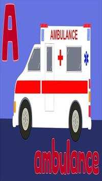 ABC Vehicles Alphabet Song for Kids Offline screenshot 1