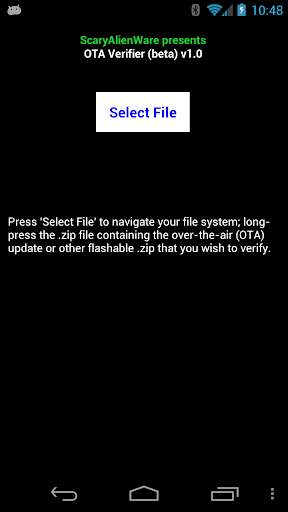 OTA Verifier screenshot 1