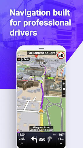 Sygic Truck & Caravan GPS Navigation screenshot 1