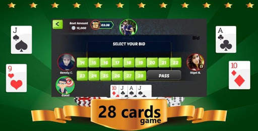 28 Cards Game screenshot 1