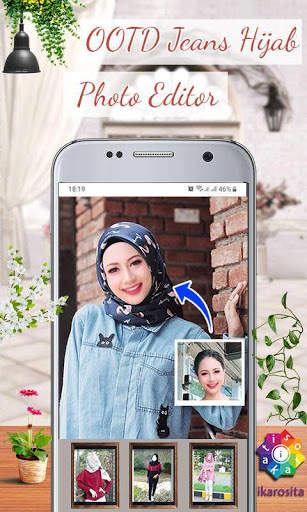OOTD Jeans Hijab Photo Editor screenshot 2