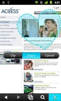 NetFront Life Browser screenshot 5